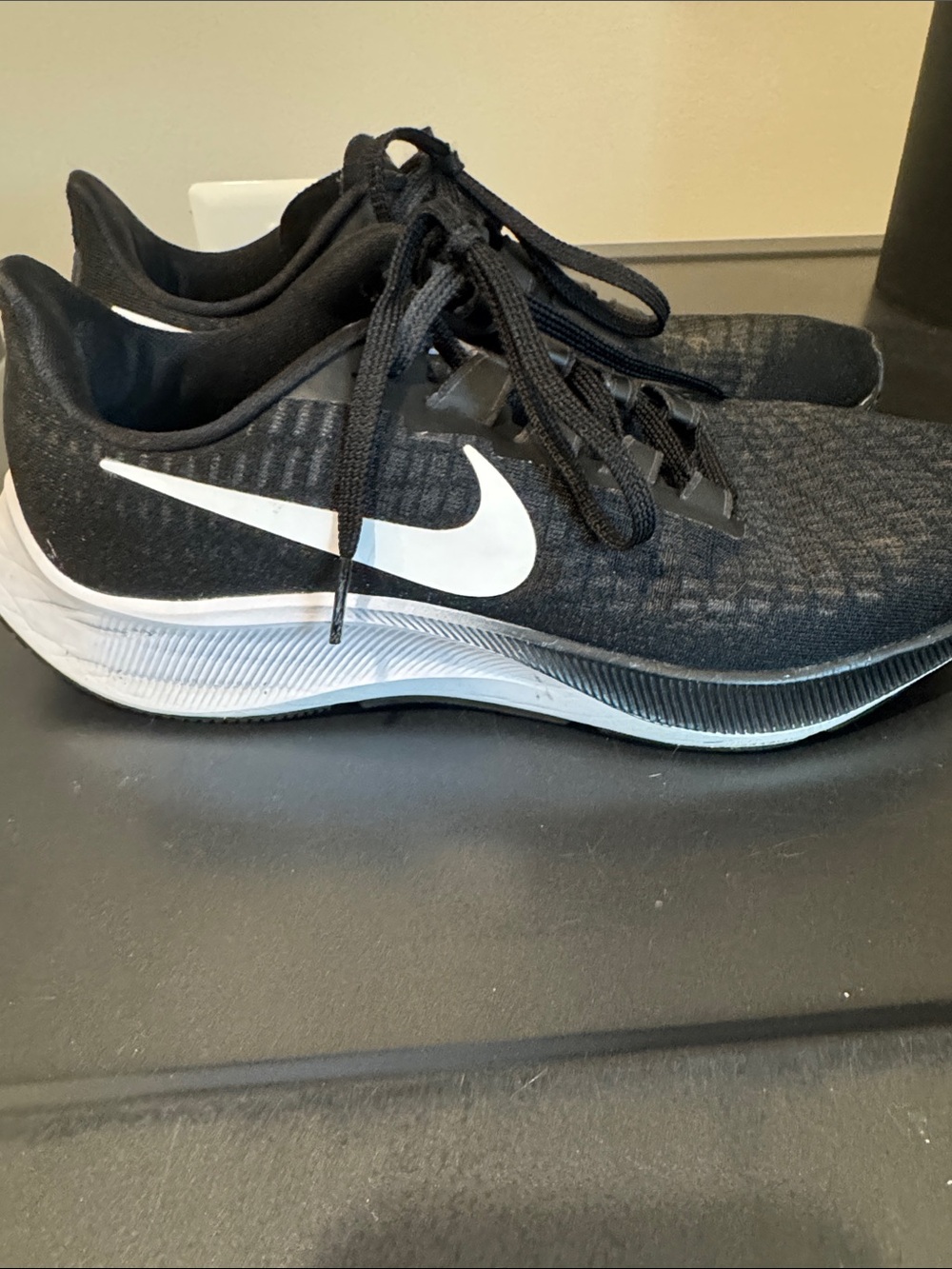 Nike Women's Black and White Running Shoes